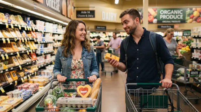 Cheesy Grocery Store Pickup Lines
