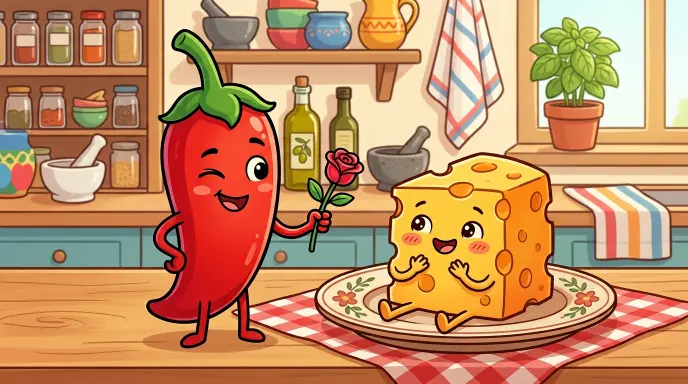Cheesy Spice Pick Up Lines