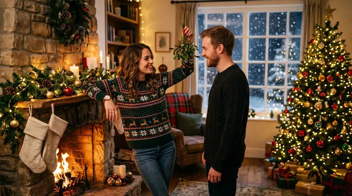 pick up lines christmas