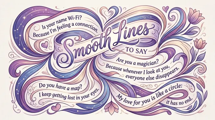 Smooth Lines to Say Pick-Up Lines
