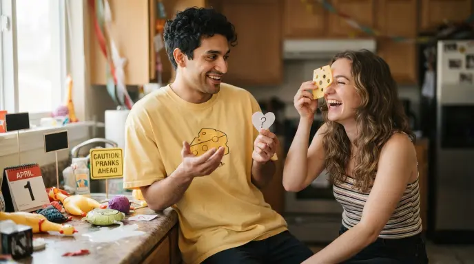 Cheesy April Fools Pick Up Lines