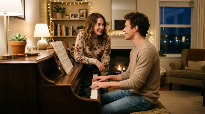 Cheesy Piano Rizz Lines