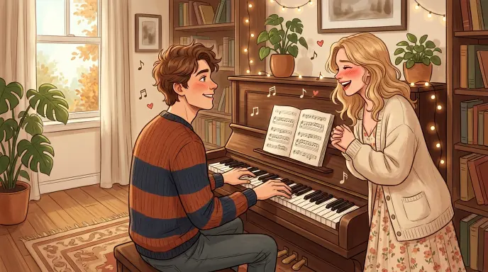 Cute Piano Rizz Lines