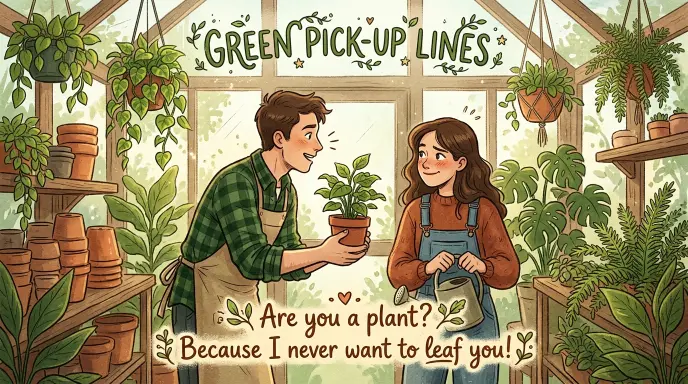 Green Pick Up Lines